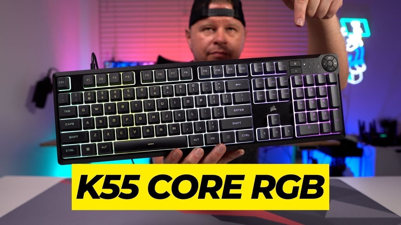 Обзор игровой клавиатуры Corsair K55 Core RGB