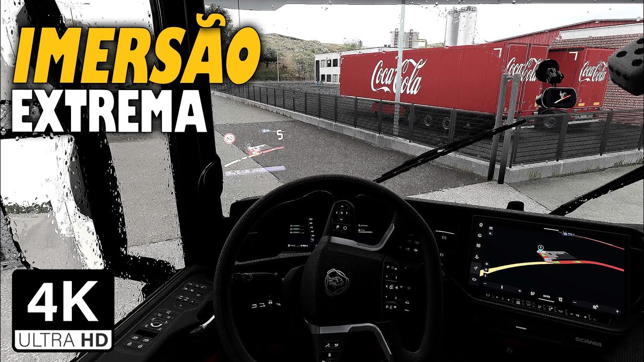 IMERSÃO EXTREMA em 4K — ETS2 com gráficos REALISTAS!