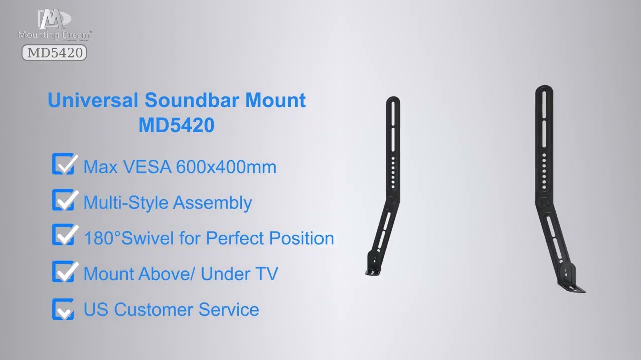 Mounting Dream Soundbar Mount MD5420 Demo