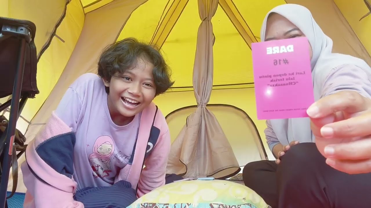 Camping Terakhir di hantam badai #familycamping #moments #munggahan 