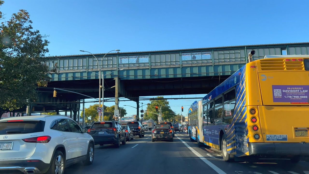 New York City Driving | Rockaway to Astoria, Queens via Woodhaven Boulevard