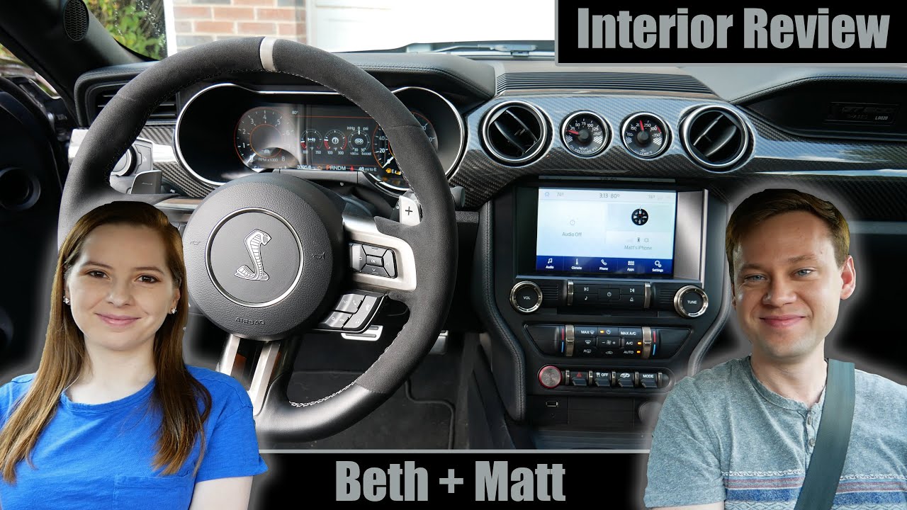 2020 Shelby GT500 Interior Review (Beth + Matt)