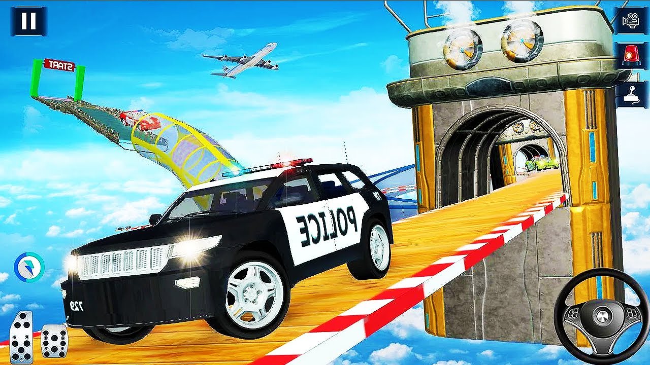 US Police Stunt Car Challenge Impossible Tracks - Impossible Car Stunt Driving - Android GamePlay
