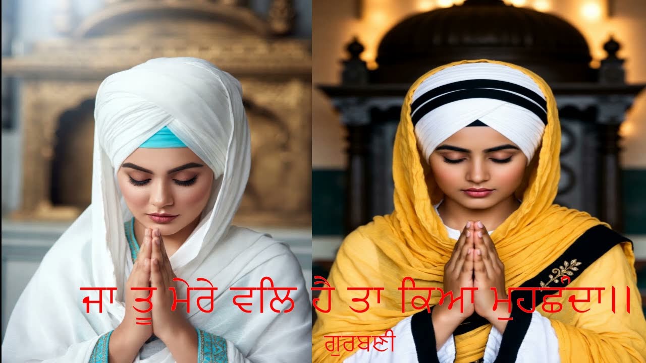 🙏 Gurbani Shabad Kirtan | ਜਾ ਤੂ ਮੇਰੈ ਵਲਿ ਹੈ ਤਾ ਕਿਆ ਮੁਹਛੰਦਾ | Peaceful Meditation Music
