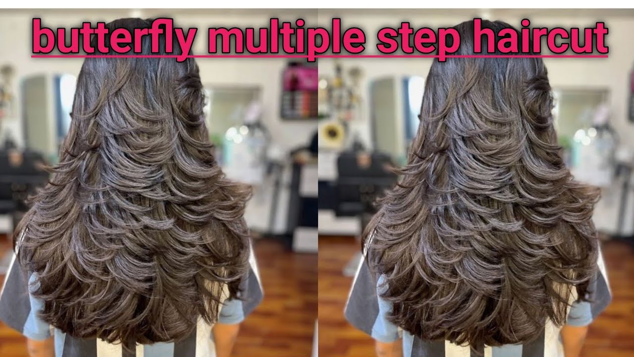 How To Do butterfly Multiple Step Haircut  for beginners कैसे करें explain kiya aapko tutorial