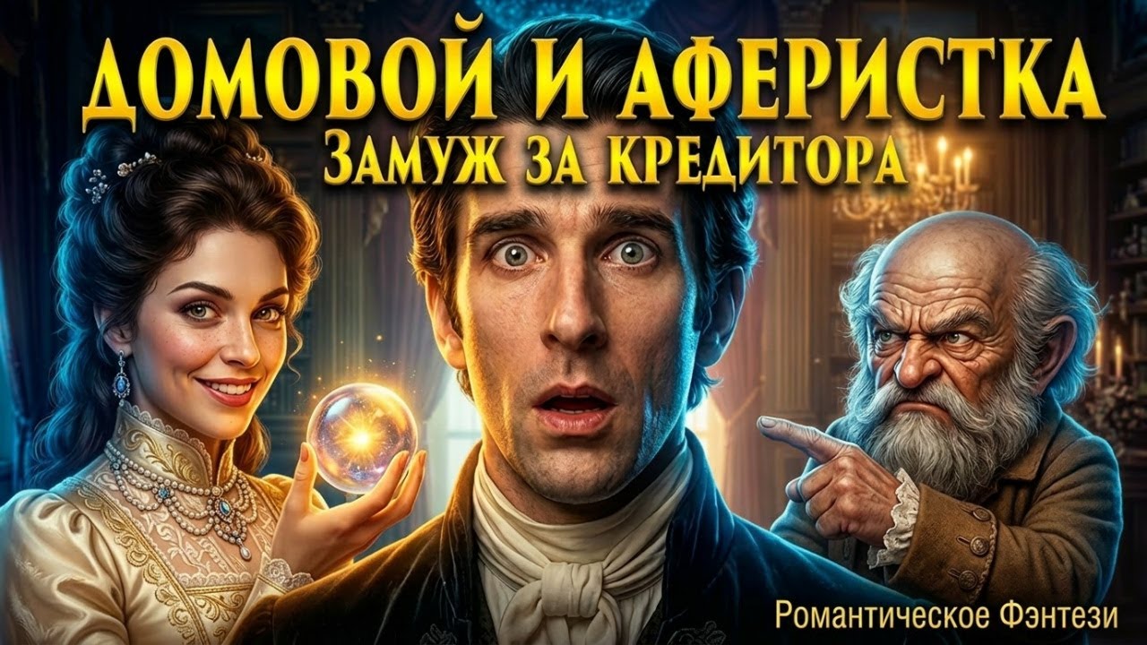 Аферистка в корсете или ворчливый Домовой | Любовное Фэнтези про попаданку