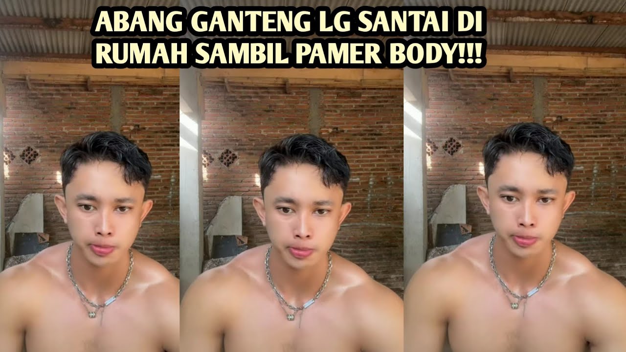 Mas ganteng lagi ngegym di rumah 💪
