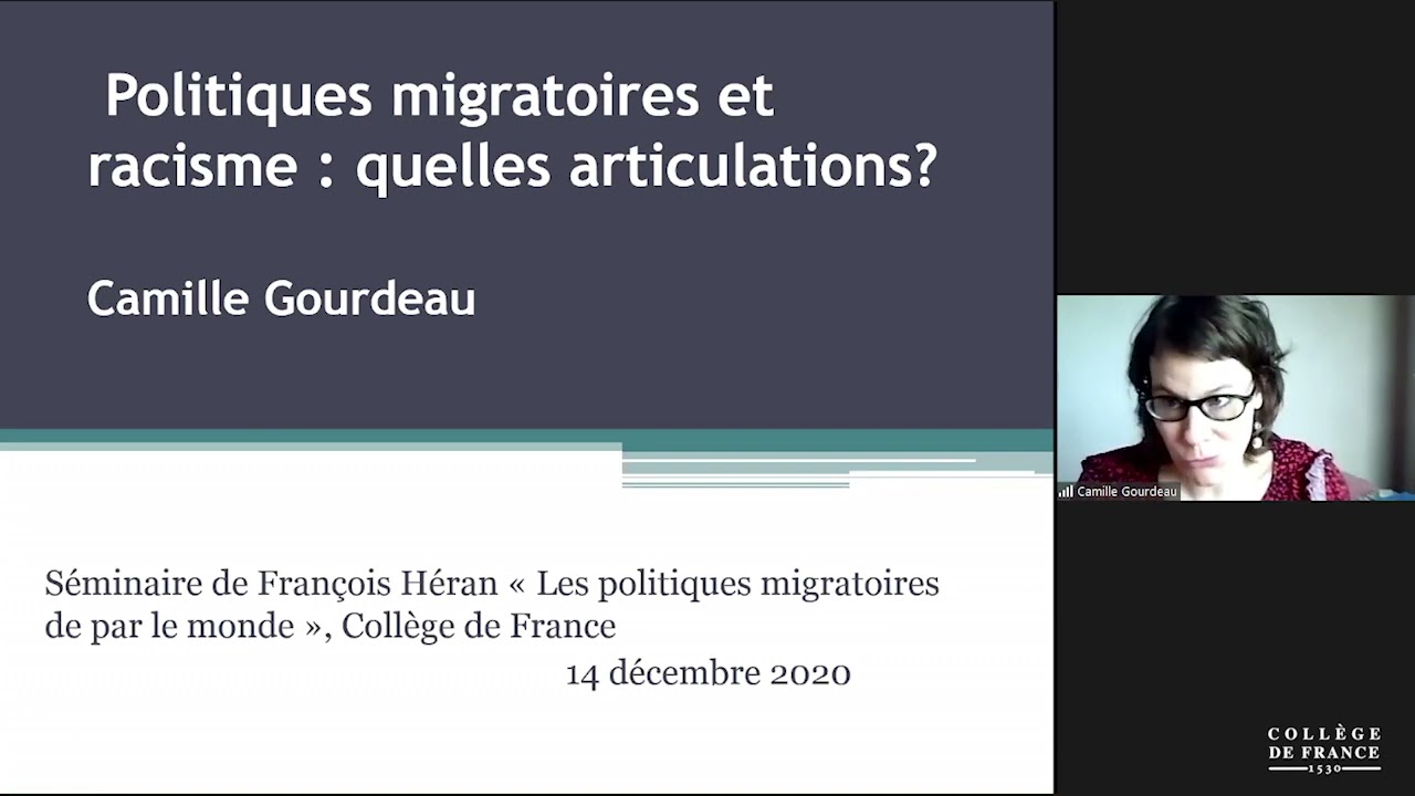 Les politiques migratoires de par le monde (13) - Fran&ccedil;ois H&eacute;ran (2020-2021)