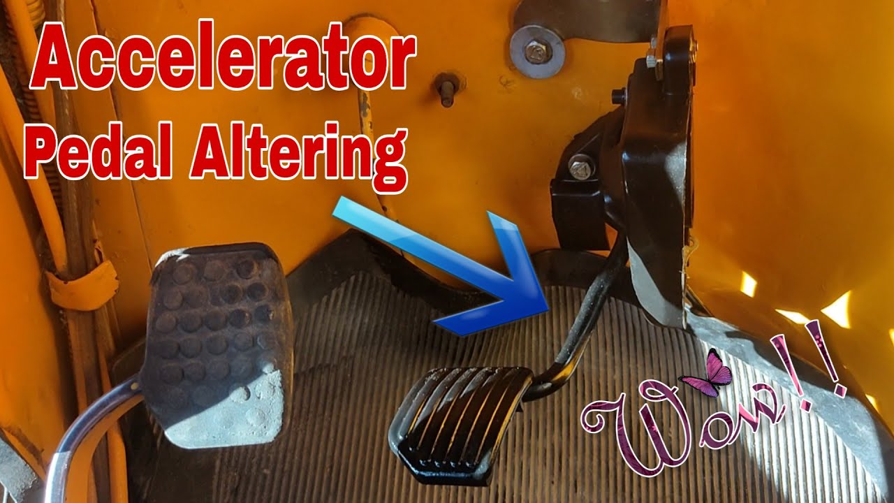 Piaggio Ape Passenger Auto Accelerator Pedal Alteration// RX 100 channel