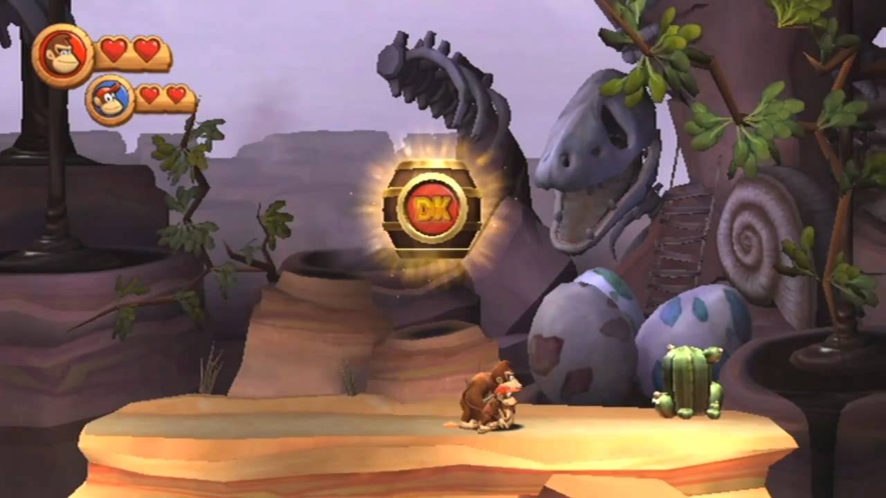 Donkey Kong Country Returns 2 Player Walkthrough (Part 18)