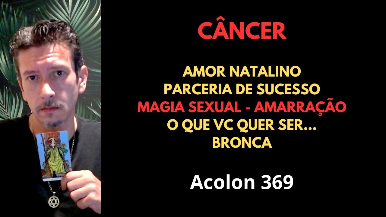 Câncer - Amor do Natal #baralhocigano #tarot #cancer #signodecancer #magia #taro #cartomancia #exu