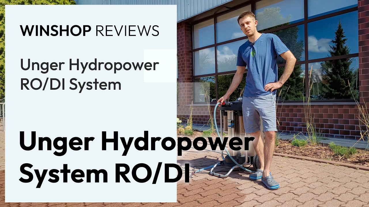 Recenzja systemu do mycia fasad Unger HydroPower S RO/DI i kijów nLite