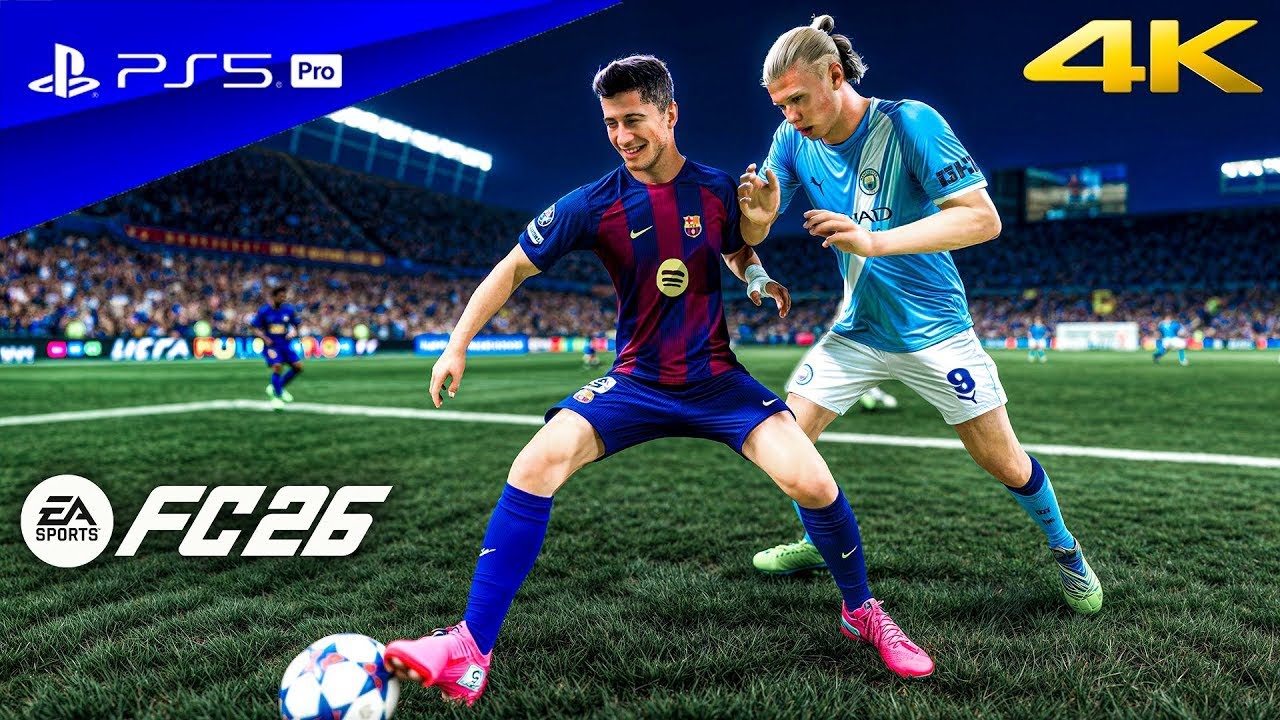 FC 26 - Barcelona vs Manchester City | UEFA Champions League 25/26 Full Match | PS5 Pro [4K60]