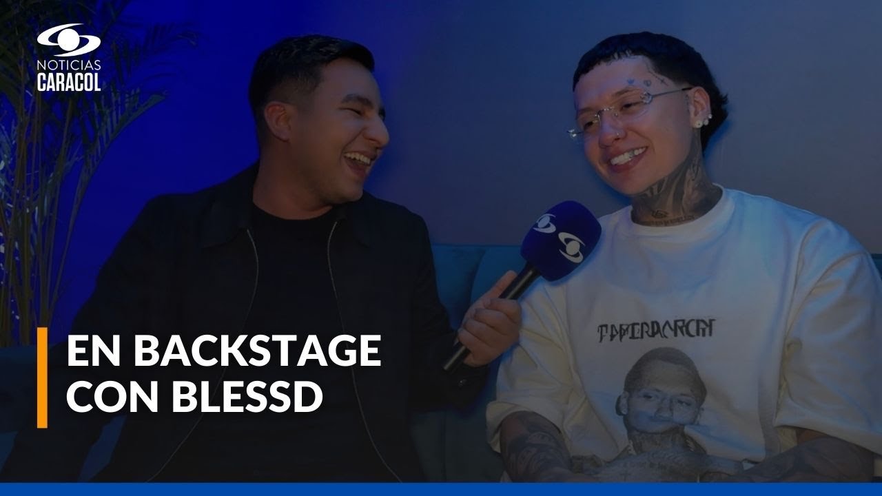En Backstage con Blessd: así asimiló el haber llenado su primer estadio en Bogotá