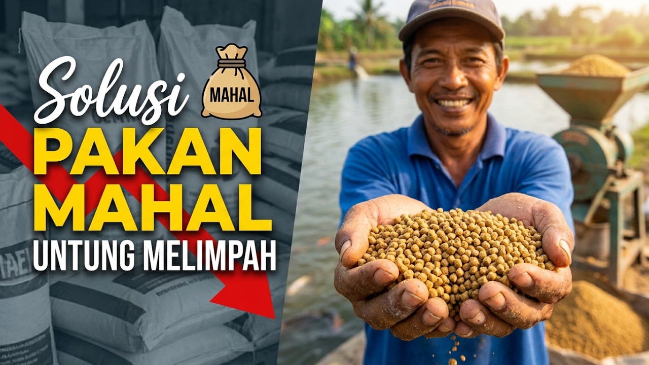 Pakan #ikan Mandiri bisa menjadi Solusi Harga Pakan Mahal