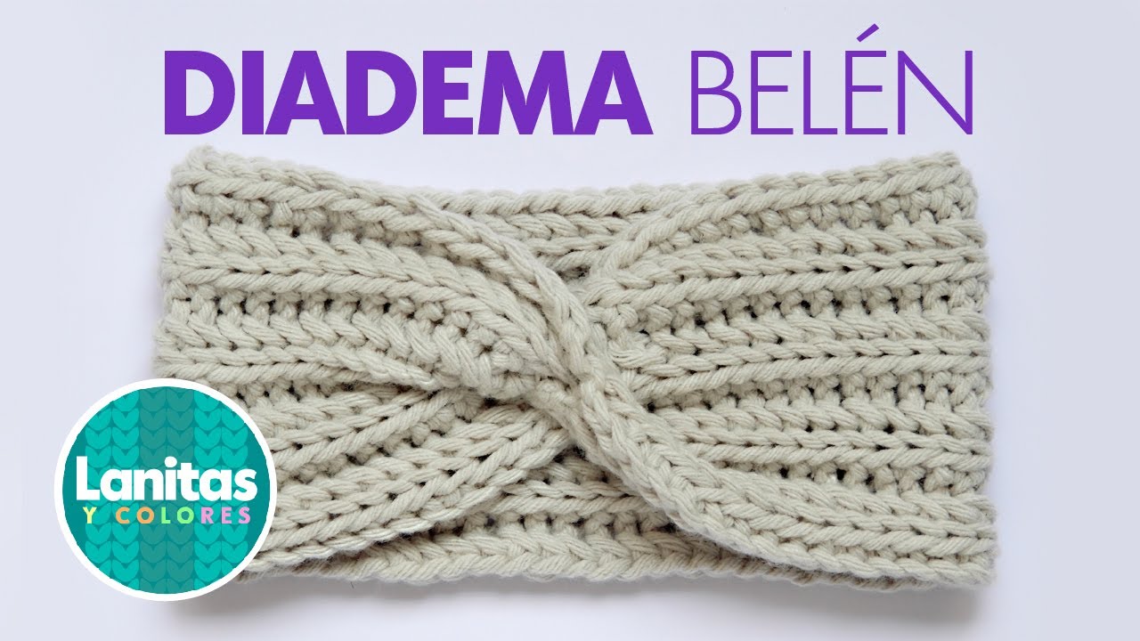 DIADEMA/TURBANTE TEJIDA A CROCHET PASO A PASO - CINTILLO TEJIDO A CROCHET | Lanitas y Colores