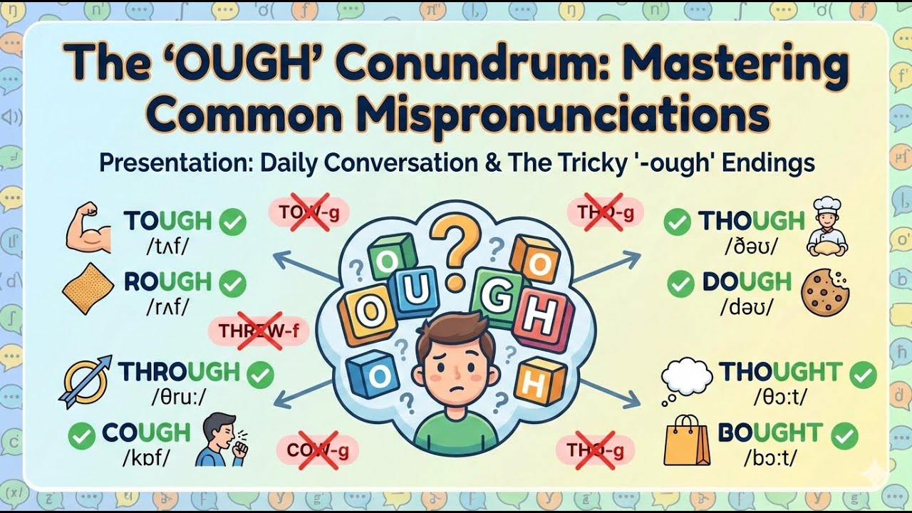 “OUGH! Why English Pronunciation Is Tricky”