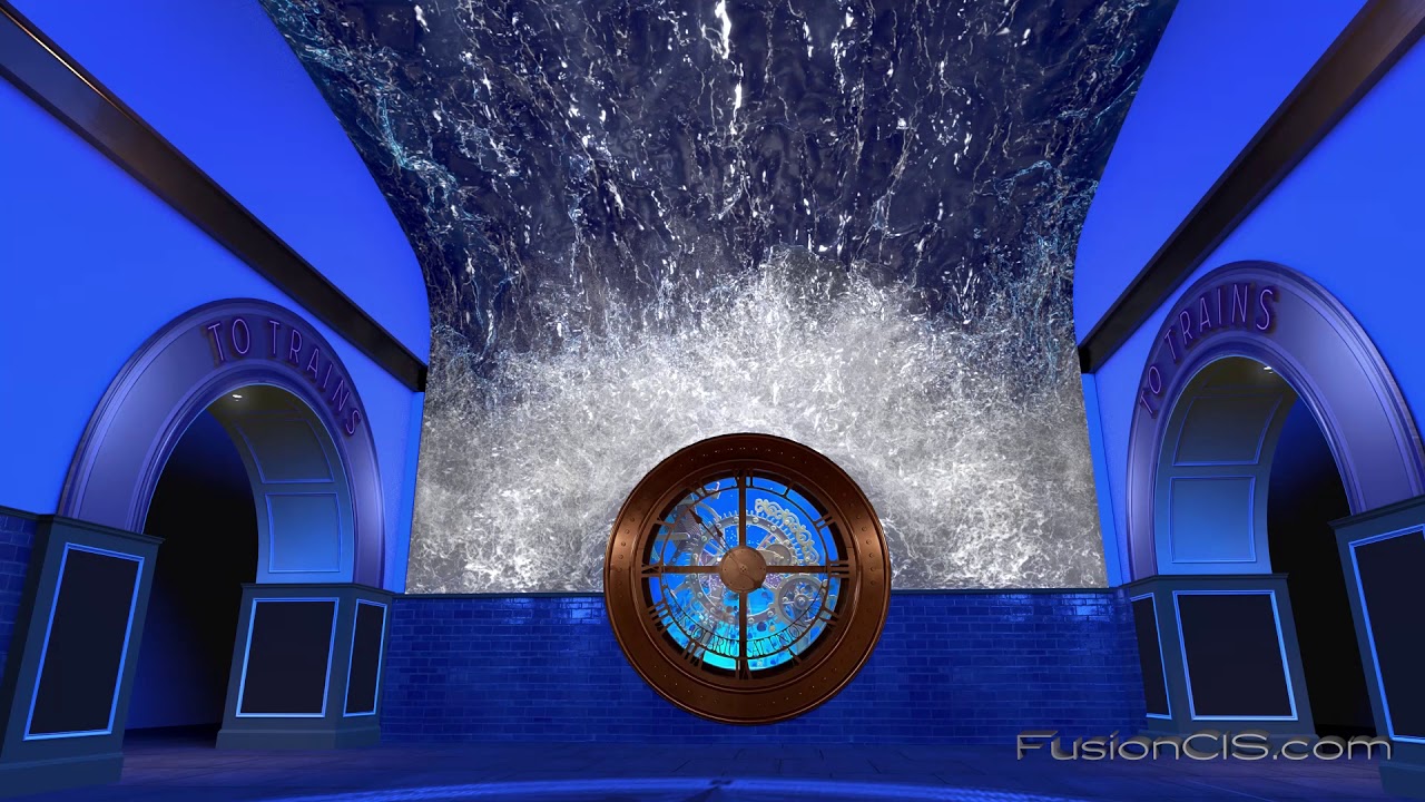 The St. Louis Aquarium - Sneak Peak at Incredible Waterfall!
