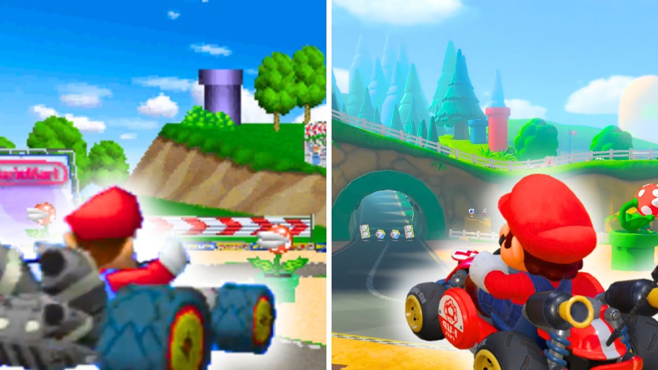 NEW Retro Mario Circuit Tracks in Mario Kart