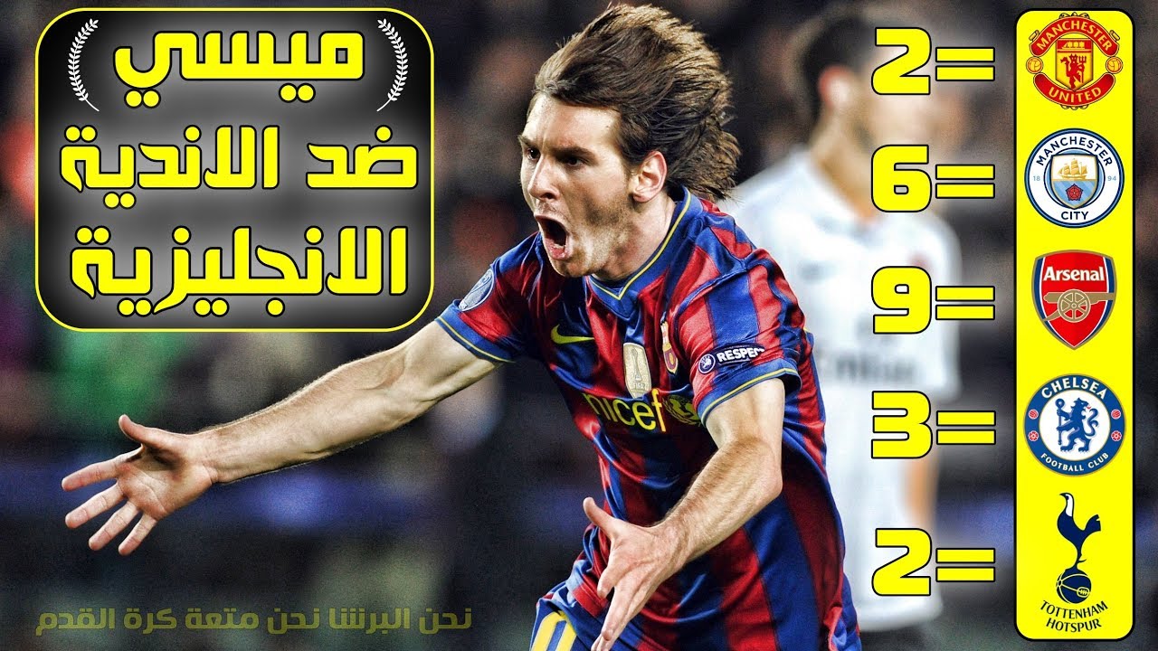 22 هدف دمّر فيها ميسي كبار الأندية الإنجليزية ! وجنون المعلقين 💪👑