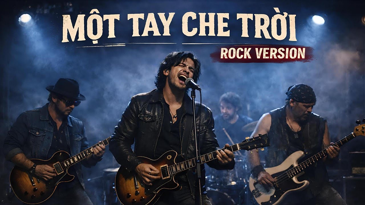 MỘT TAY CHE TRỜI – Rock Version 🎸 | Blues Rock Việt Nam Cực Cháy | Official Lyric Video
