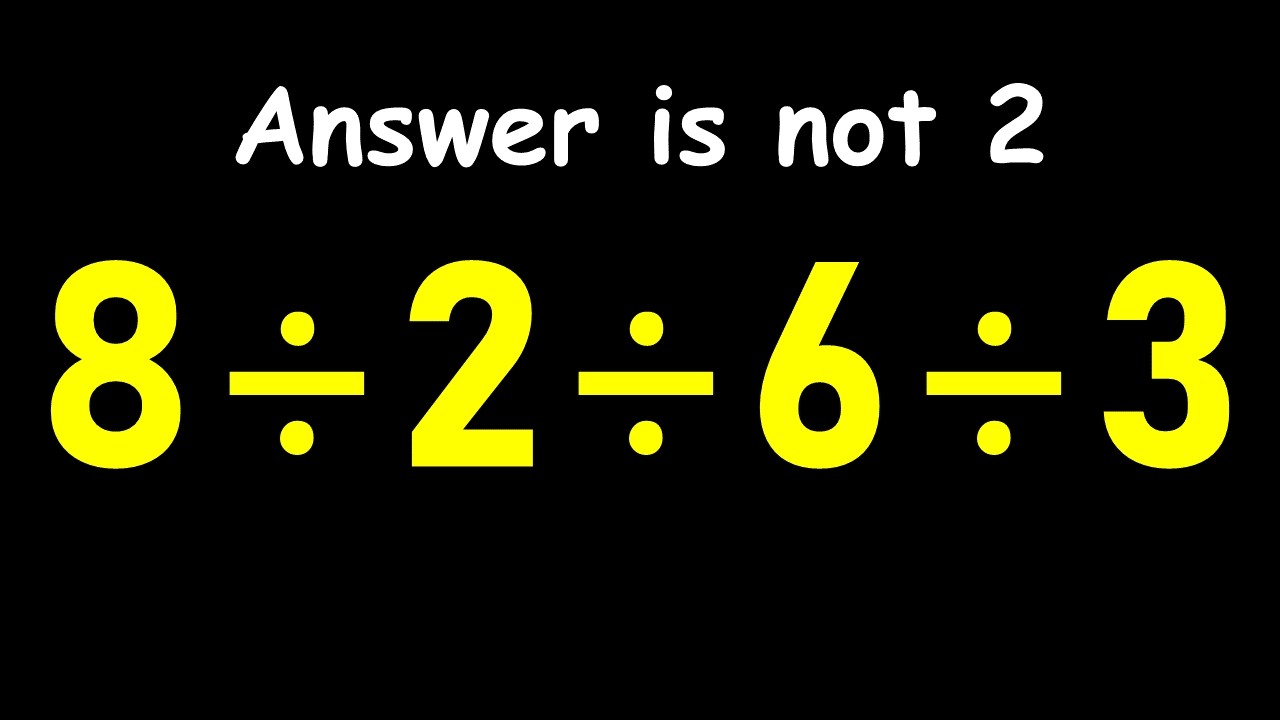 Most People Get This Order of Operations Wrong!