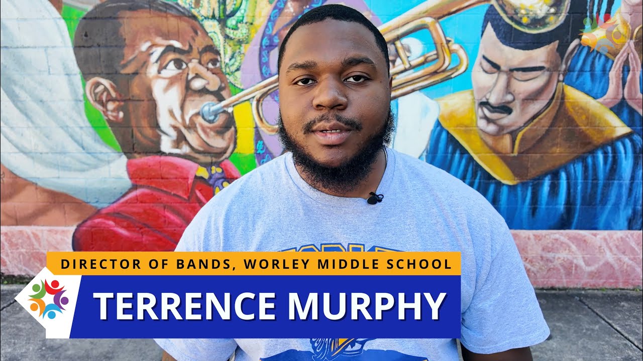 #CommunitySpotlight Meet Terrence Murphy, Stella Worley Middle School Band Director