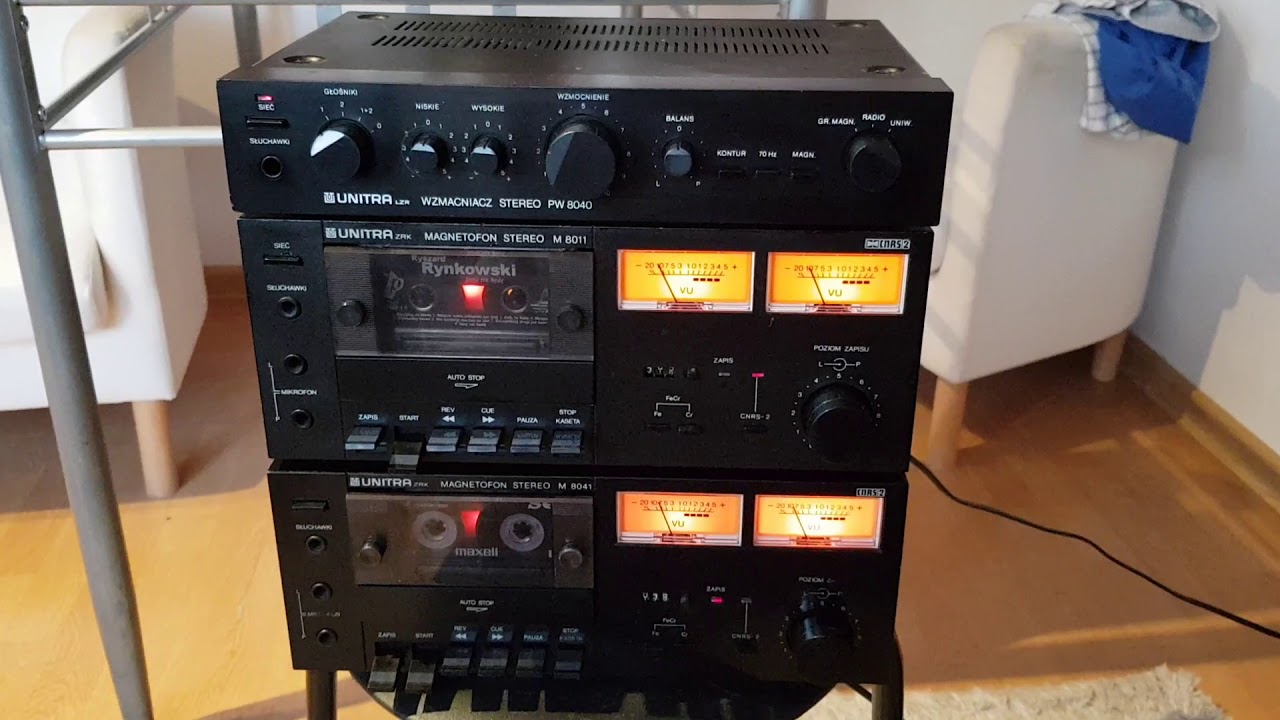 Unitra ZM8000 przegrywanie z Magnetofonu (pw8010, m8011, m8041)