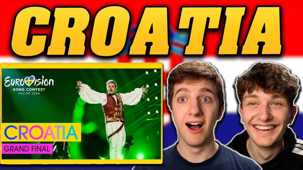 Americans React to Baby Lasagna - Rim Tim Tagi Dim | Croatia 🇭🇷 | Grand Final | Eurovision 2024