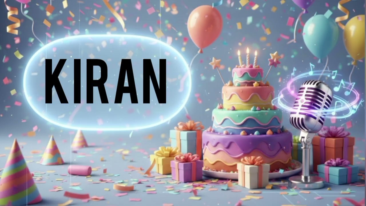 KIRAN Happy Birthday Song For Kids | Viral Birthday Song For Kids