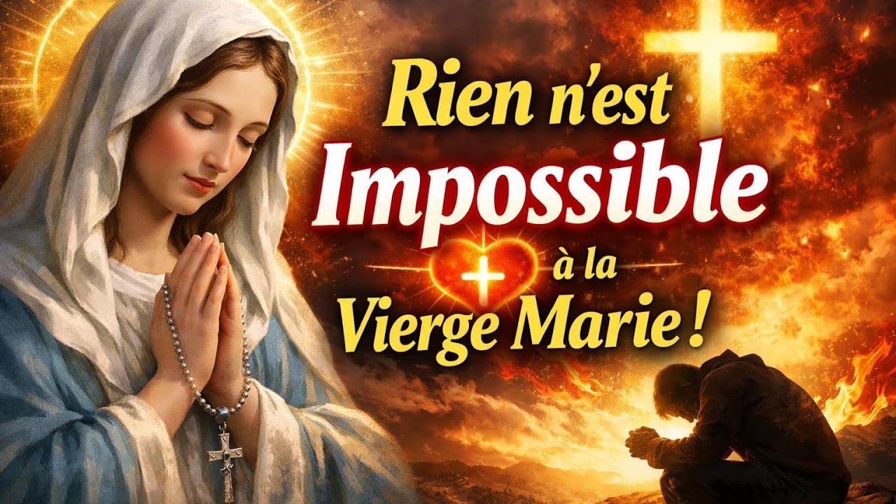 💫 PRIÈRE À MARIE pour un MIRACLE Quand TU n’y Crois PLUS DU TOUT… ❤️🔥