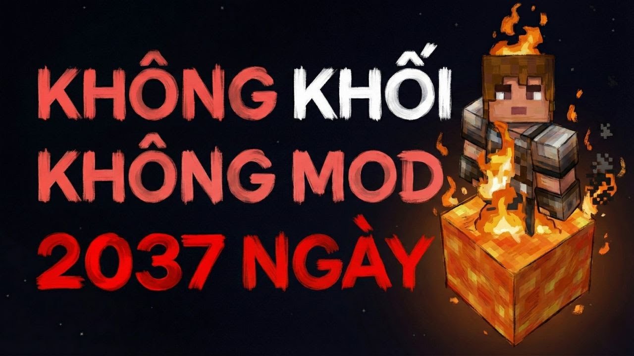 T&oacute;m Tắt Si&ecirc;u Tốc 2000 Ng&agrave;y Sinh Tồn Chỉ Với Dung Nham V&agrave; Ph&aacute; Đảo Minecraft Trong 18 Ph&uacute;t!!