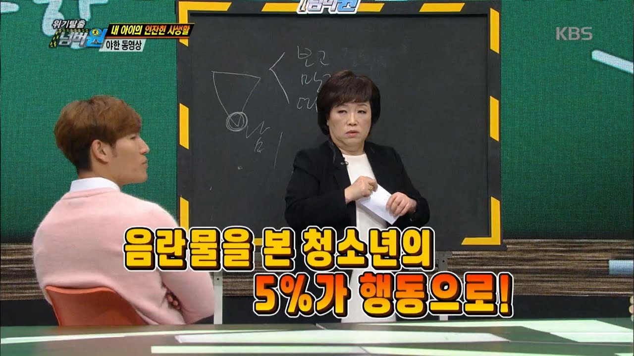 위기탈출 넘버원! - 구성애, 단계별 음란물 중독 &ldquo;마지막은 행동&rdquo; .20160307