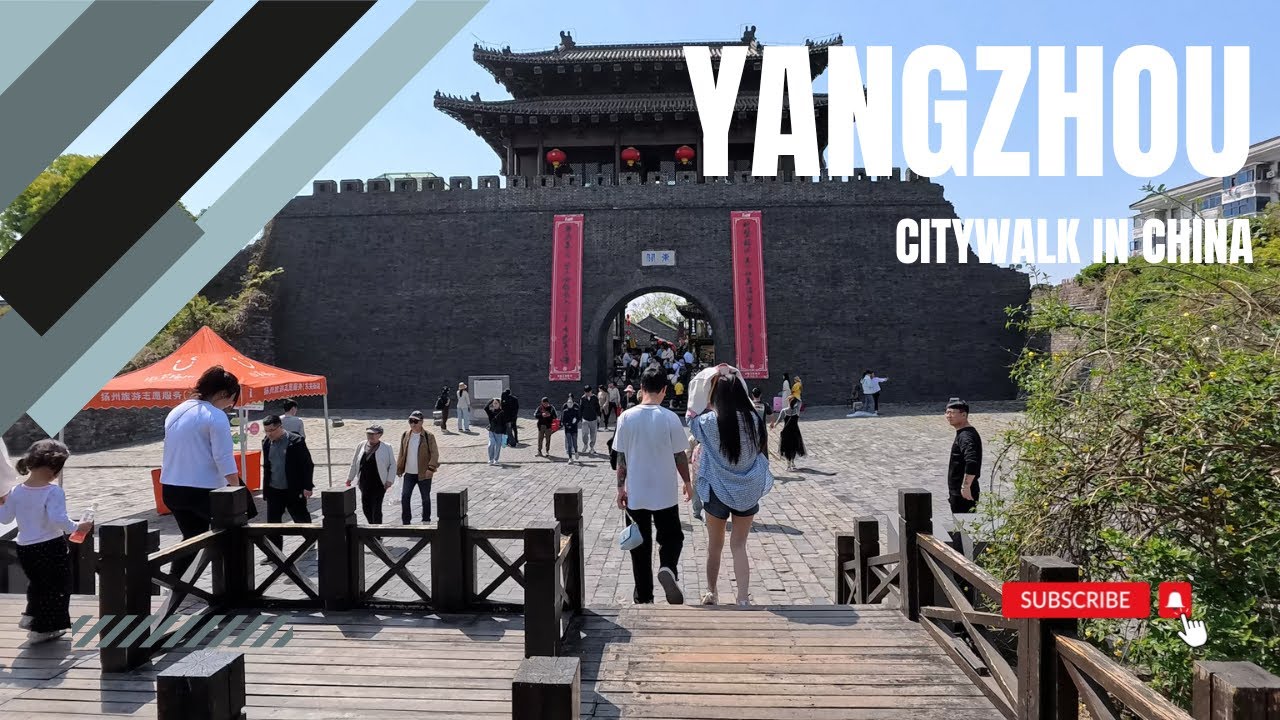 One-Day Tour of Yangzhou City, Jiangsu Province, Canal and Ancient City
