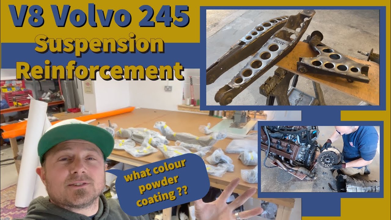Sleeper Volvo 245 v8 | Suspension Reinforcement &  powder coating