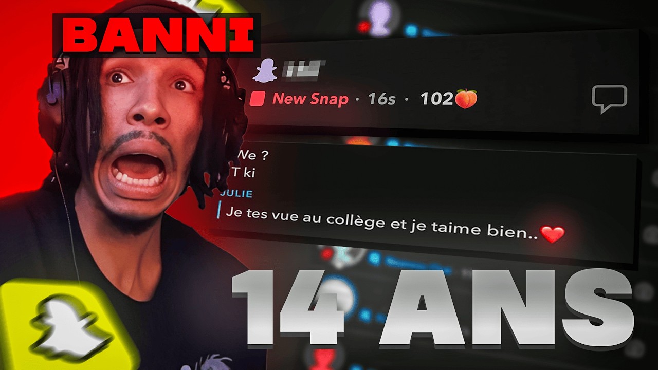 SE FAIRE PASSER POUR une FILLE DE 14 ans sur SNAP ( je frôle le ban...)
