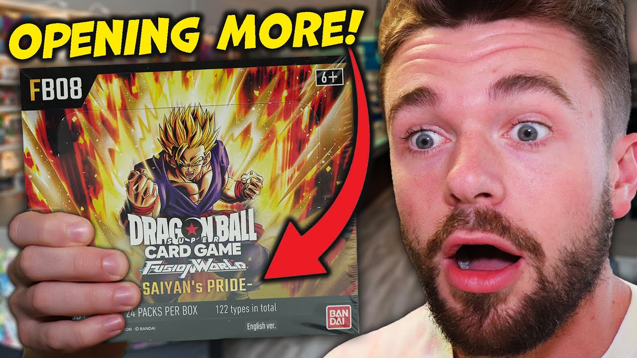 Давайте откроем ЕЩЕ больше карточек Dragon Ball SAIYAN'S PRIDE!