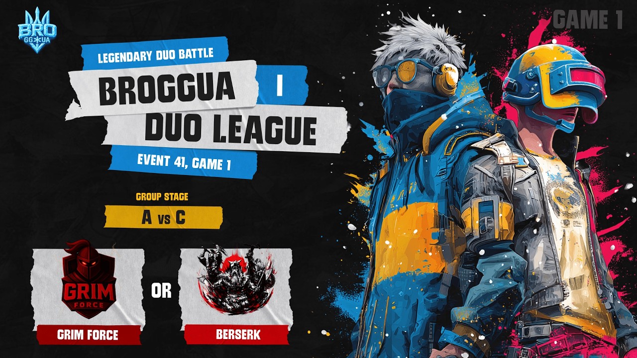 🏆 DUO LEAGUE: Legendary Duo Battle | Сезон 1 — A vs C | Erangel | Гра 1 | BRozoraTV & sedo_i