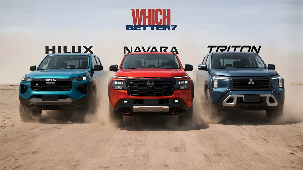 Toyota Hilux 2026 года, Triton или Navara — какой пикап лучше?