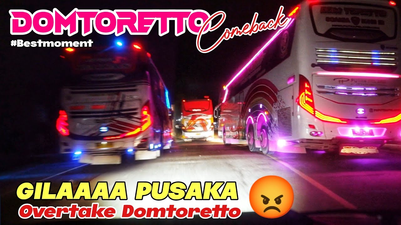 DOMTORETTO COMEBACK 🔥 Tak Terima Di Overtke PUSAKA, Amaddom Mengamuk 😡 BALAPAN BUS PALING GILAA 2023