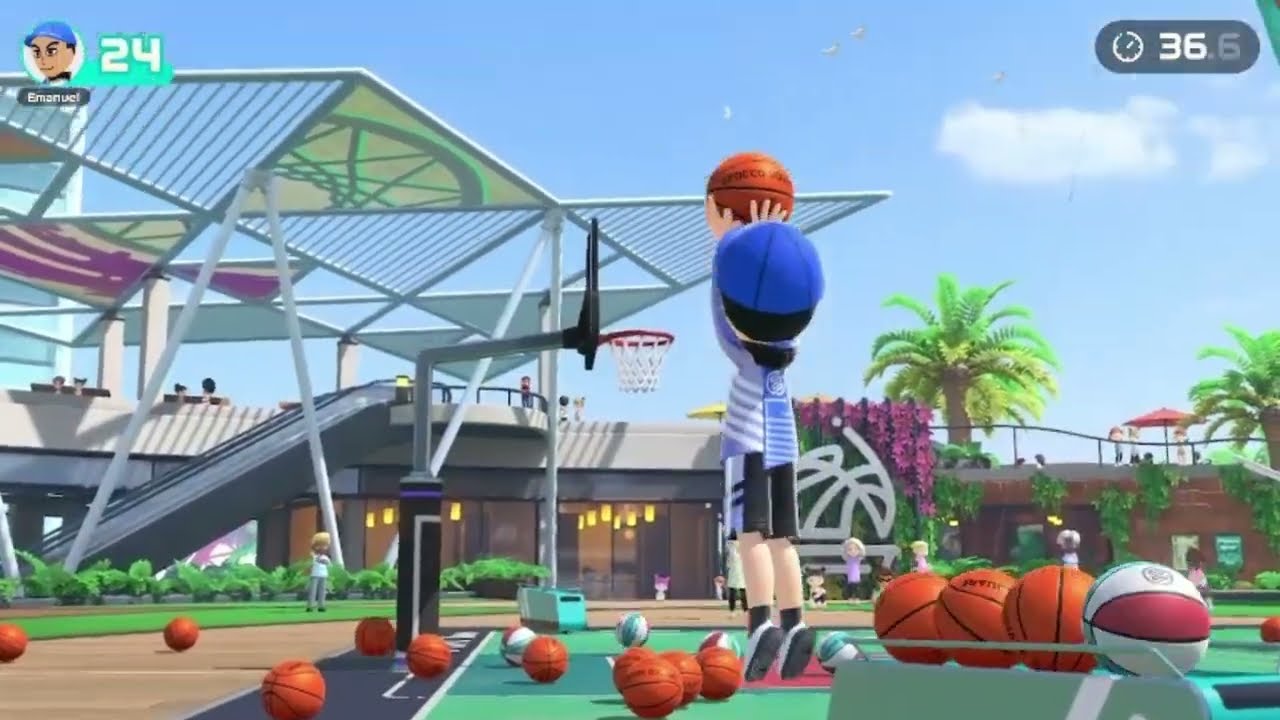 3-Point Contest (Perfect) Nintendo Switch Sports Basketball
