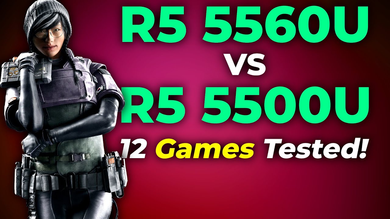 Ryzen R5 5500U VS 5560U 12 Games Tested! | Mini PC Comparison | SER5 vs TRIGKEY | APU Benchmark