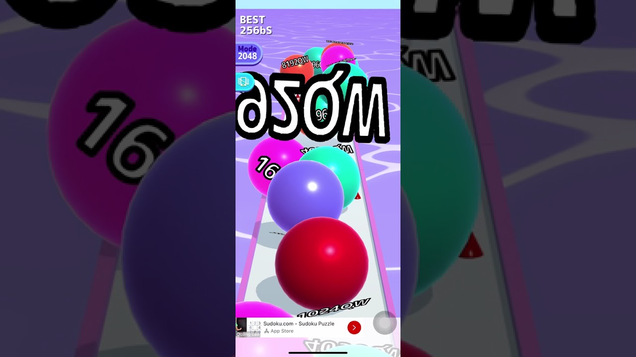 Ball run 2048 infinity mode new 16SQ part 3