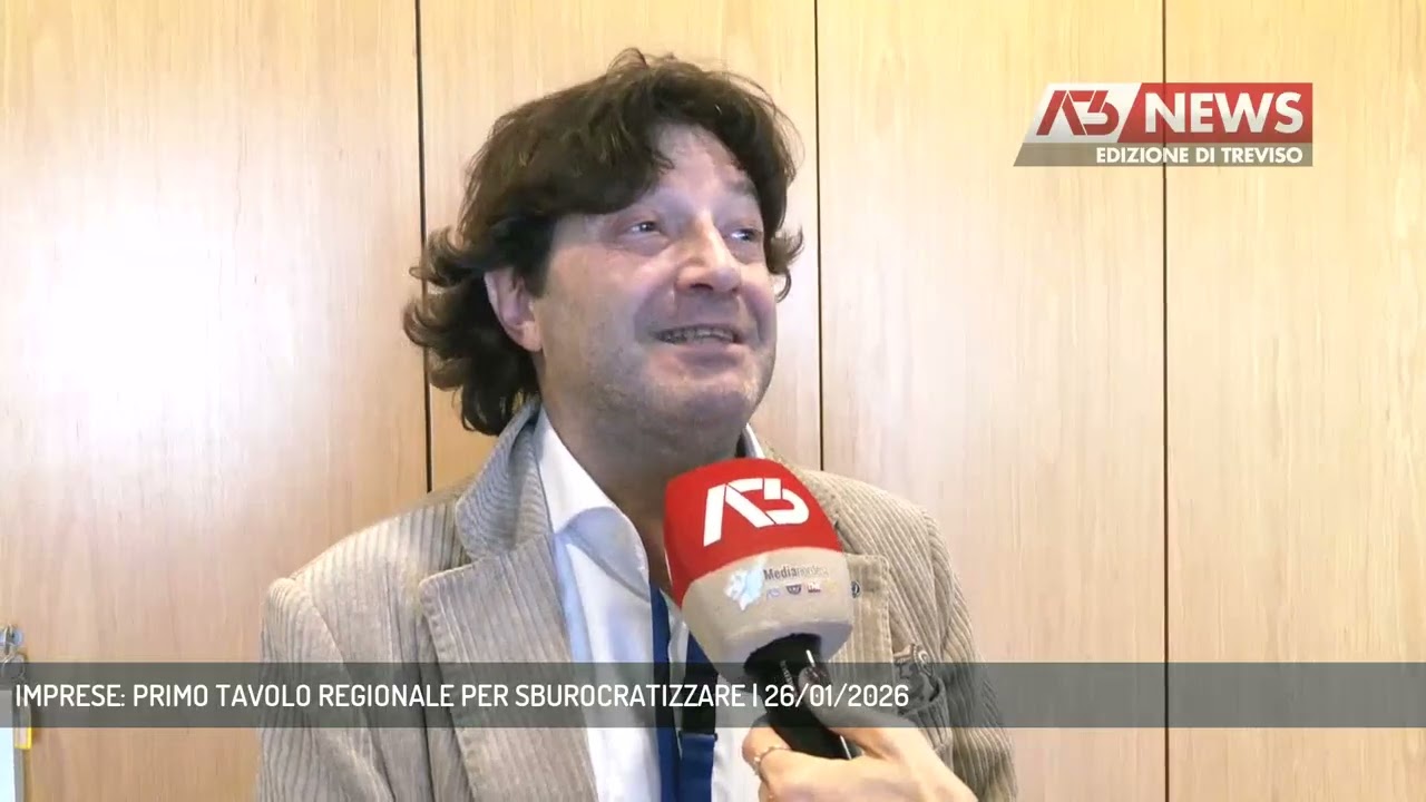 IMPRESE: PRIMO TAVOLO REGIONALE PER SBUROCRATIZZARE | 26/01/2026
