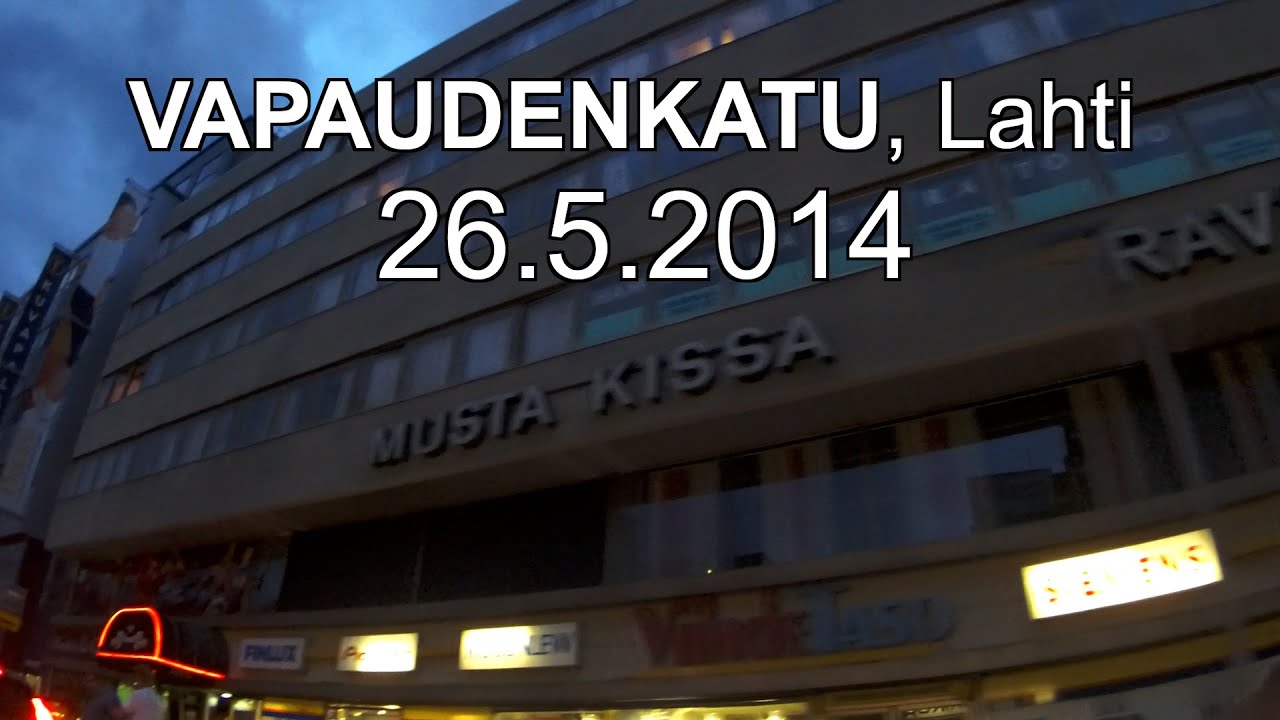 Lahti, lähihistoriaa: VAPAUDENKATU v. 2014