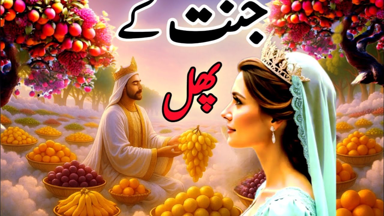 Jannat k phal | Fruits in jannat | jannat mein konsy phal hon gy |Urdu Knowledge| Islamic Stories