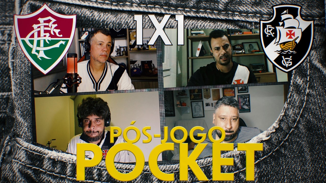 'PÓS-JOGO POCKET' FLUMINENSE 1 X 1 VASCO | 