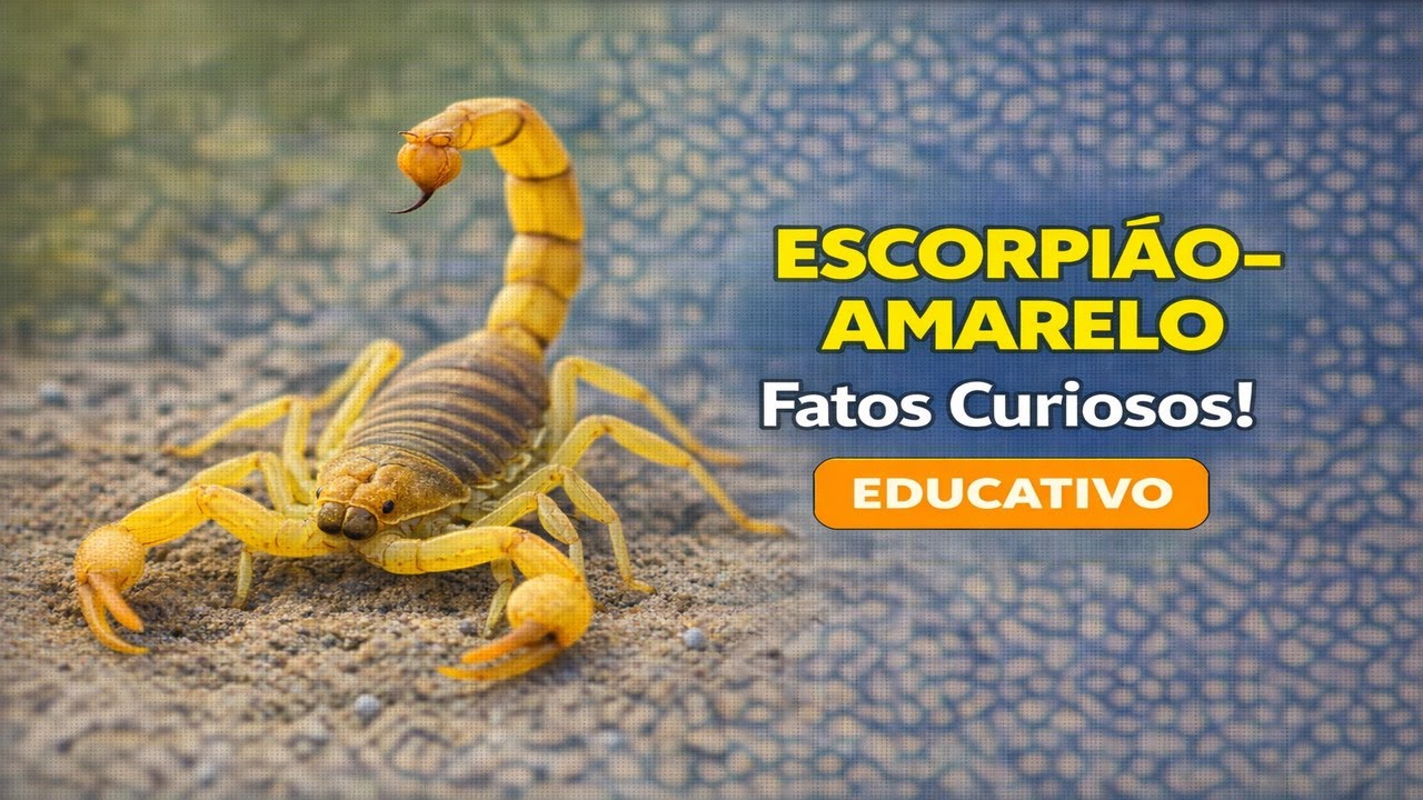 ESCORPIÃO-AMARELO: CURIOSIDADES INCRÍVEIS QUE IMPRESSIONAM...