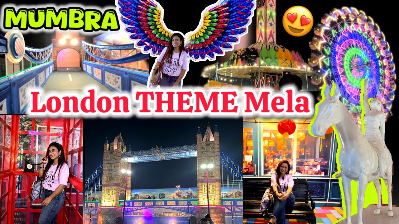 Mumbra Mela London City Theme😰London Night In Mumbra😍Mumbai City Me London City🌃🤩Mela Dilon Ka🥰❤️