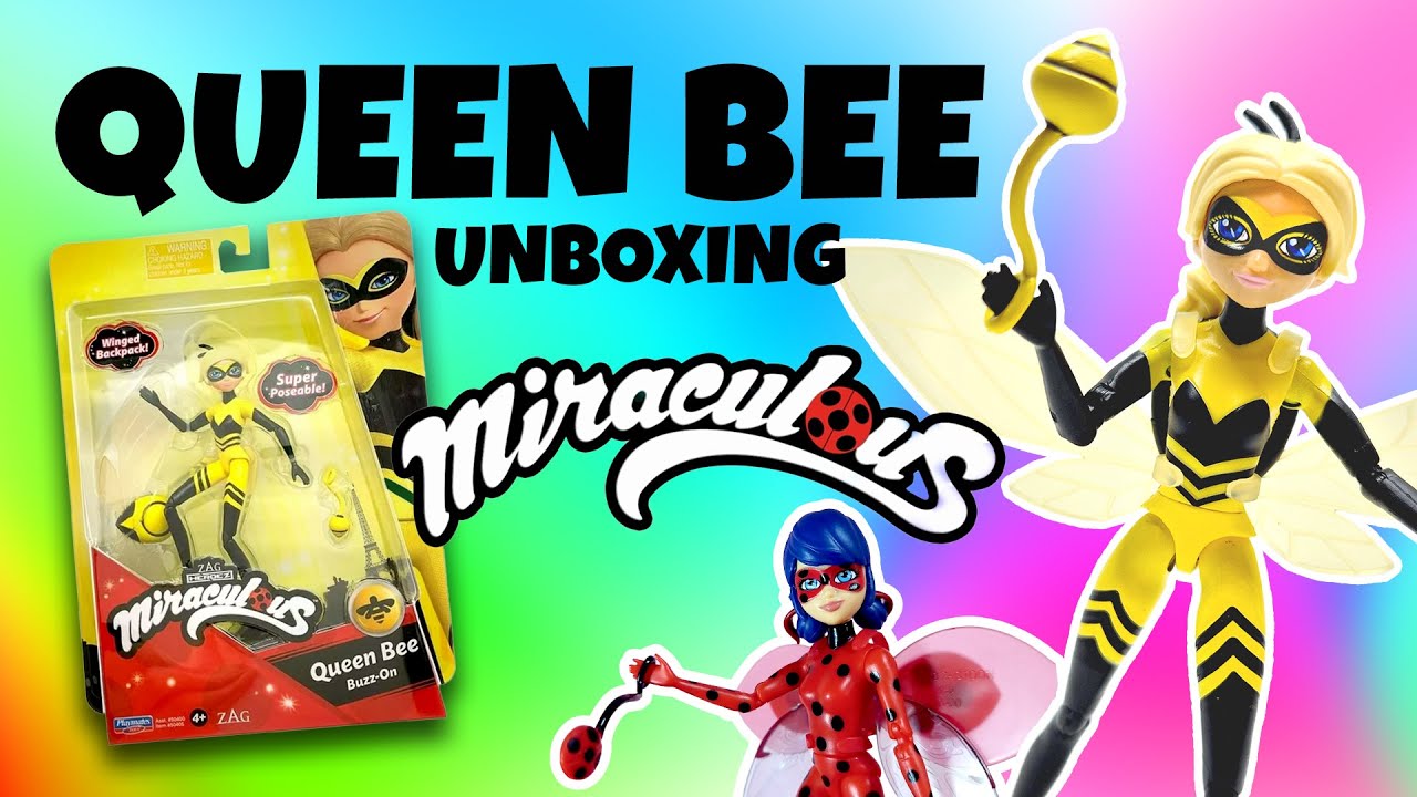 QUEEN BEE WITH WINGS | SUPER POSEABLE UNBOXING | MIRACULOUS LADY BUG #miraculousladybug